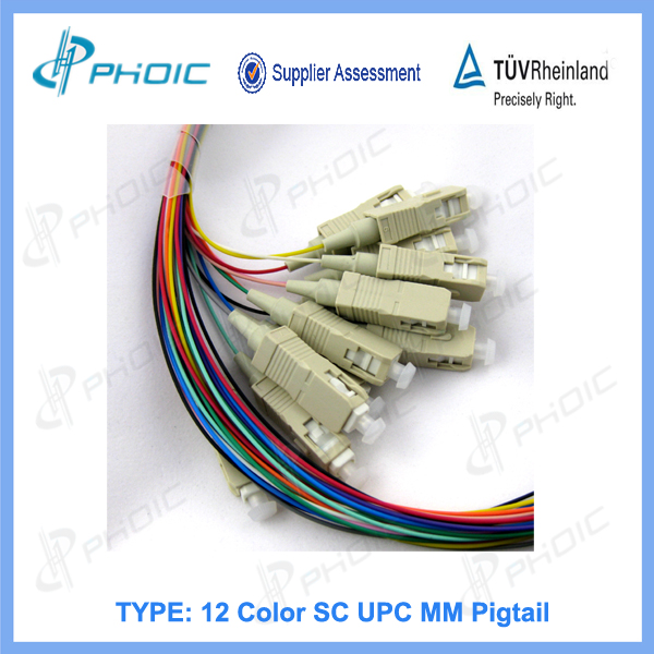 12 Color SC UPC MM Pigtail